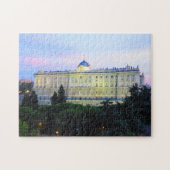 Royal Palace von Madrid am Sonnenuntergang - Puzzle (Horizontal)