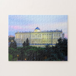 Royal Palace von Madrid am Sonnenuntergang - Puzzle