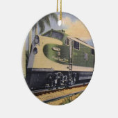 Royal Palm Locomotive Keramik Ornament (Rechts)
