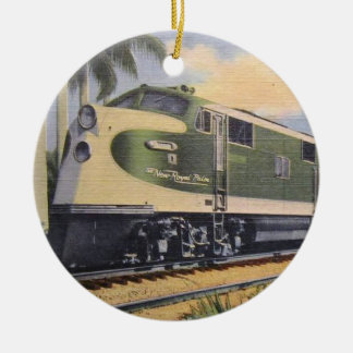 Royal Palm Locomotive Keramik Ornament