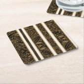 Royal Palm Rechteckiger Pappuntersetzer (angewinkelt)