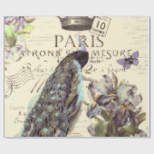 Royal Paris Pfau Geschenkpapier (Flach)