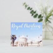 Royal Pavilion Brighton England TRAVEL Postkarte (Stehend Vorderseite)
