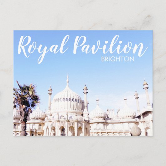 Royal Pavilion Brighton England TRAVEL Postkarte (Vorderseite)