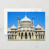 Royal Pavilion, Brighton, Sussex, England Postkarte (Vorne/Hinten)