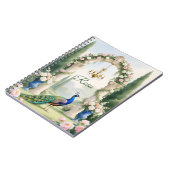 "Royal Peacock Garden"Personalized Spiral Notebook Notizblock (Linke Seite)