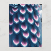 Royal Peacock Postcard - Art Postcard, Peacock Postkarte (Vorderseite)