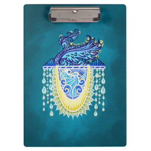 Royal Peacock Radiance Klemmbrett