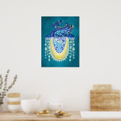 Royal Peacock Radiance Poster (Küche)