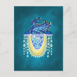 Royal Peacock Radiance Postkarte