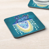 Royal Peacock Radiance Untersetzer (Linke Seite)