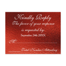 Royal Personalisiert UAWG Red Shiny Postcard