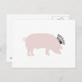 Royal Pig Postcard Postkarte (Vorne/Hinten)
