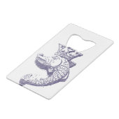 Royal Pike Geldbeutel Flaschenöffner (Rückseite Schrägansicht)