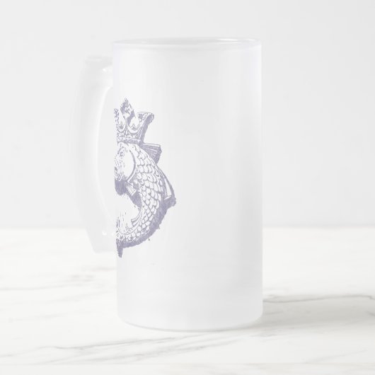 Royal Pike Mattglas Bierglas (Vorderseite Links)