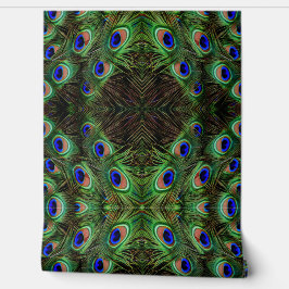 Royal Plumage - Luxe Peacock Feather Pattern Tapete