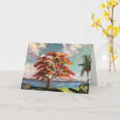 "Royal Poinciana" Blank Note Card Karte (Gelbe Blume)