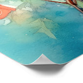 Royal Poinciana Bouquet Poster (Ecke)