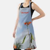 Royal Poinciana Flamboyant Blume Sky Blue Schürze (InSitu)