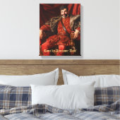 Royal Portrait Custom Personalisiert Foto Verziert Leinwanddruck (Insitu (Schlafzimmer))