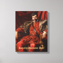 Royal Portrait Custom Personalisiert Foto Verziert Leinwanddruck