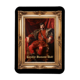Royal Portrait Custom Personalisiert Foto Verziert Magnet