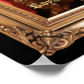 Royal Portrait Custom Personalisiert Foto Verziert Poster (Ecke)
