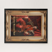 Royal Portrait Custom Personalisiert Foto Verziert Puzzle (Horizontal)