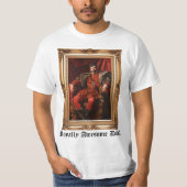 Royal Portrait Custom Personalisiert Foto Verziert T-Shirt (Vorderseite)