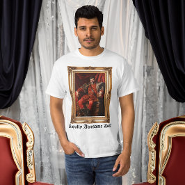 Royal Portrait Custom Personalisiert Foto Verziert T-Shirt