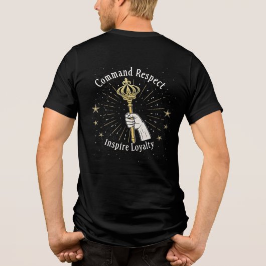 "Royal Power & Loyalty Tri-Blend Shirt (Rückseite)