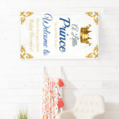 Royal Prince Baby Duschbanner Banner (Insitu)