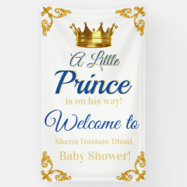 Royal Prince Baby Duschbanner Banner