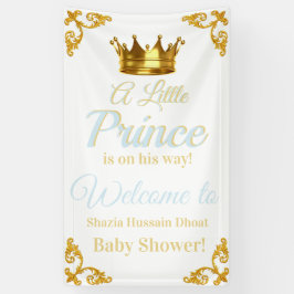 Royal Prince Baby Duschbanner Banner