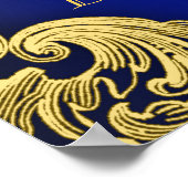 Royal Prince Baby Dusche Begrüßungszeichen Poster (Ecke)