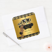 Royal Prince Baby Dusche Black Gold Ethnic Sticker (Umschlag)