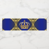 Royal Prince Baby Dusche Wasserflaschen Labels Wasserflaschenetikett (Einzelnes Label)
