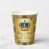 Royal Prince Baby Duschpapier Cups Pappbecher (Rückseite)