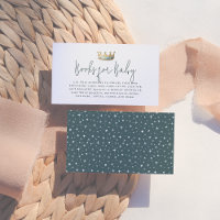 Royal Prince Blue Crown Babydusche Bücher für Baby