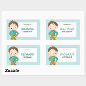 Royal Prince Book Label / Gift Tag Sticker (Blatt)