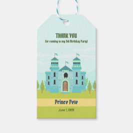 Royal Prince Boy Birthday Party Geschenkanhänger