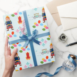 Royal Prince Boy Birthday Party Geschenkpapier