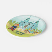 Royal Prince Boy Birthday Party Pappteller (Schrägansicht)