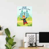 Royal Prince Boy Birthday Party Poster (Heimbüro)