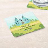 Royal Prince Boy Birthday Party Rechteckiger Pappuntersetzer (angewinkelt)