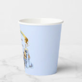 Royal Prince Castle Carriage Blue Gold Boy Pappbecher (Links)