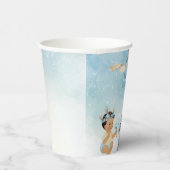 Royal Prince Castle Dragon Crown Blue Gold Boy Pappbecher (Rechts)