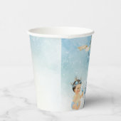 Royal Prince Castle Dragon Crown Blue Gold Boy Pappbecher (Rechts)