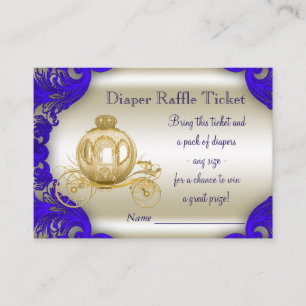 Royal Prince Diaper Raffles Tickets Begleitkarte