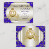 Royal Prince Diaper Raffles Tickets Begleitkarte (Vorne/Hinten)